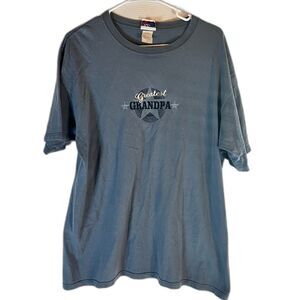 Vintage M&C Sport T Shirt Embroidery Greatest Grandpa Size L, Holiday Gifts